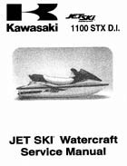 2000-2001 Kawasaki 1100 STX D.I. Jet Ski Factory Service Manual.
