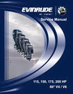 2008 115HP E115DBXSCR Evinrude outboard motor Service Manual