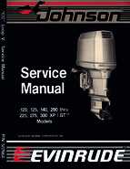 300HP 1988 J300CXCC Johnson outboard motor Service Manual