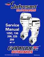 200HP 1998 J200STLEC Johnson outboard motor Service Manual