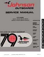 1979 150HP 150TL79 Johnson outboard motor Service Manual
