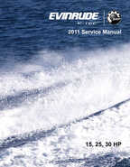 2011 25HP E25DRSLII Evinrude outboard motor Service Manual