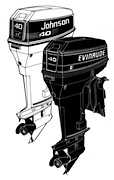 1994 25HP E25DELER Evinrude outboard motor Service Manual