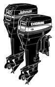 1995 55HP 55RSLG Johnson/Evinrude outboard motor Service Manual