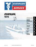 1978 2HP 2802 Evinrude outboard motor Service Manual