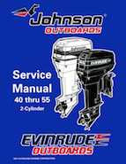 1998 40HP E40JREC Evinrude outboard motor Service Manual