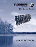 90HP 2010 E90WDELISF Evinrude outboard motor Service Manual