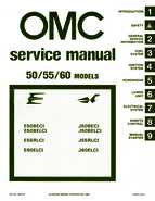 55HP 1981 E55RLCI Evinrude outboard motor Service Manual
