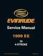 1999 70HP 70PL4EE Evinrude outboard motor Service Manual
