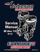 1996 90HP E90TXAD Evinrude outboard motor Service Manual