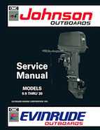 9.9HP 1992 J10SELEN Johnson outboard motor Service Manual