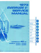 1973 Evinrude Norseman 40 HP Service Repair Manual P/N 4907