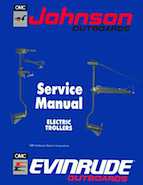 1990 Johnson Evinrude "ES" Electric Trollers Service Repair Manual, P/N 507869