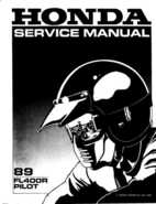 1989 Honda FL400R Pilot Service Manual