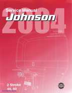 2004 SR Johnson 2-stroke 40, 50HP Service Manual