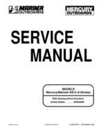 Mercury Mariner 8/9.9HP 4-Stroke Factory Service Manual