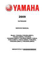2009 Yamaha F40 Outboard Service Manual